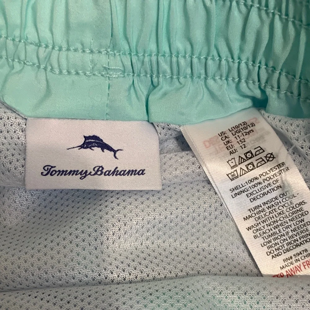 Tommy Bahama Kids Swim Trunks - Blue and Pink‎ Floral